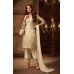 CREAM COLD SHOULDER SALWAR SUIT DRESS WITH DORI SLEEVES